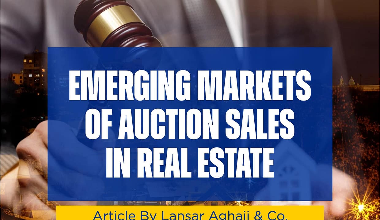 Emerging Markets of Auction Sales in Real Estate