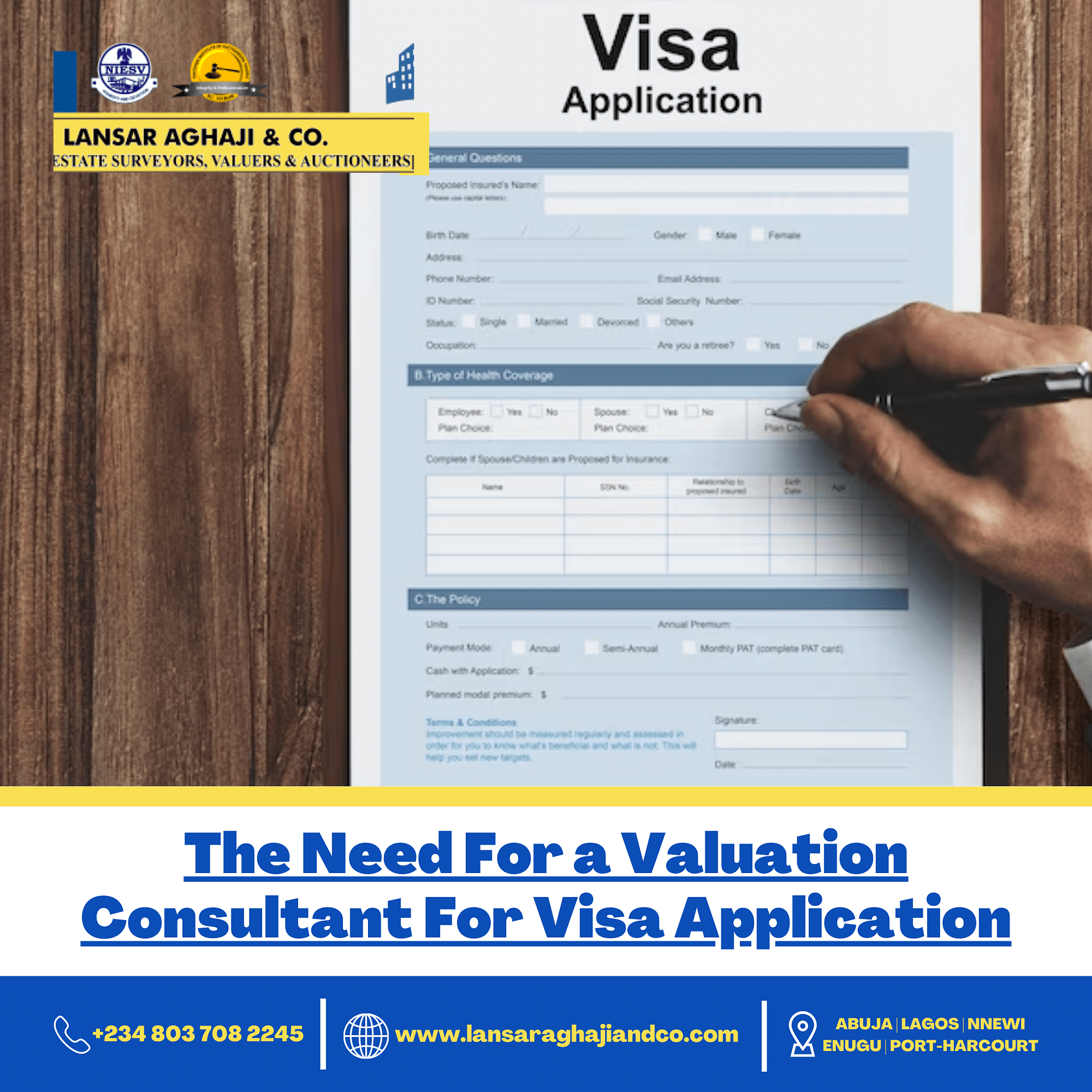 The Need for a Valuation Consultant for Visa Application